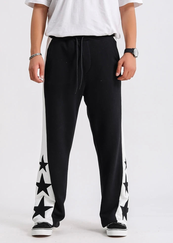 Sweatpants with stars 2025 on the side