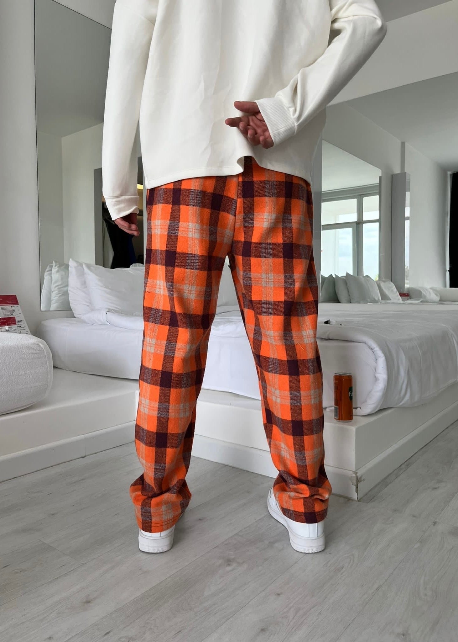 Pijama Orange And Black Pattern - Clothing Lab