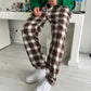 Pijama Brown And Beige Pattern - Clothing Lab