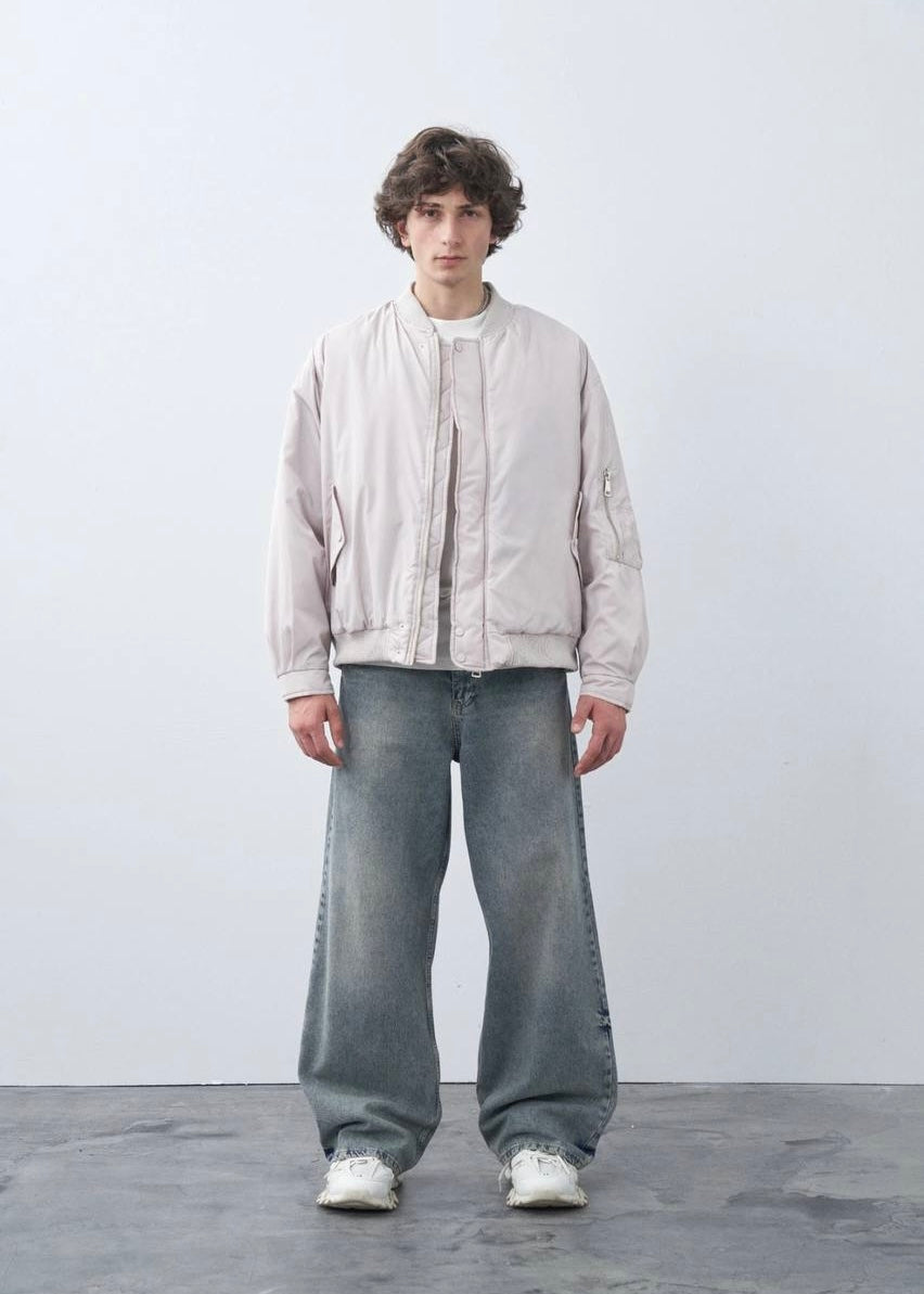 Bumper Beige Jacket - Clothing Lab clothing Lebanon Oversize