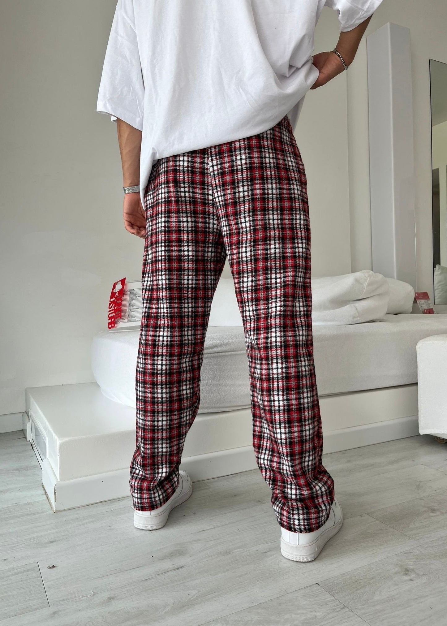 Pijama Red And Black Pattern - Clothing Lab