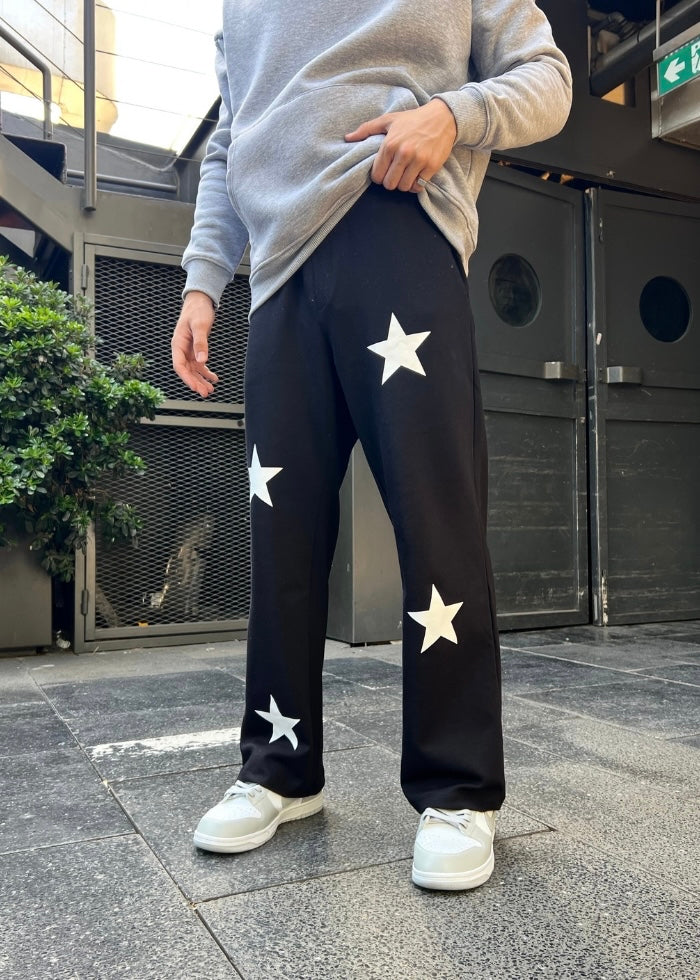 Stars Baggy Sweatpants - Clothing Lab