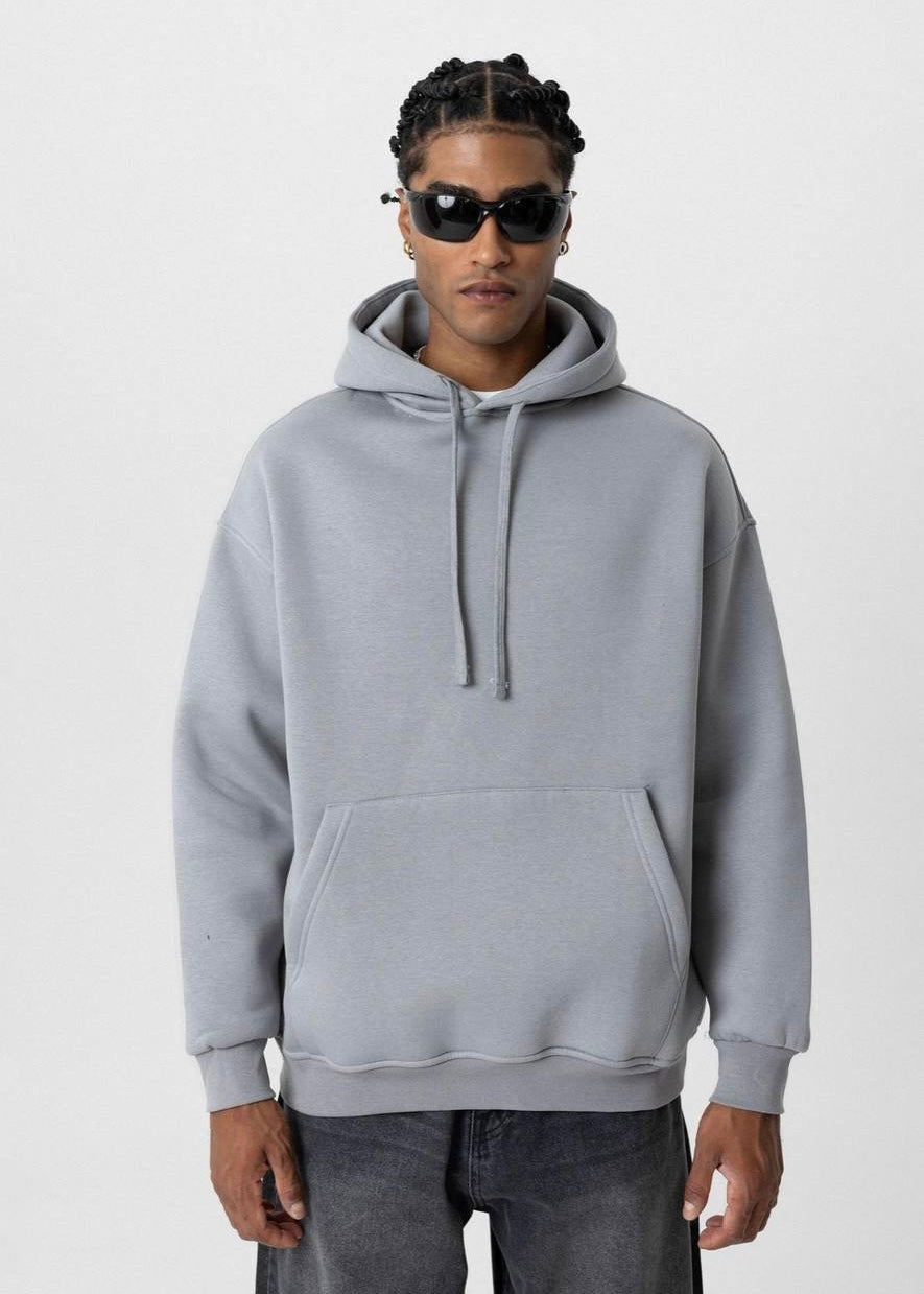 Light Gray Basic Hoodie