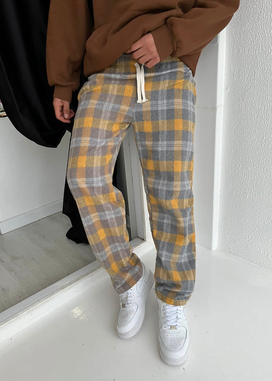 Pijama Grey And Yellow Pattern - Clothing Lab