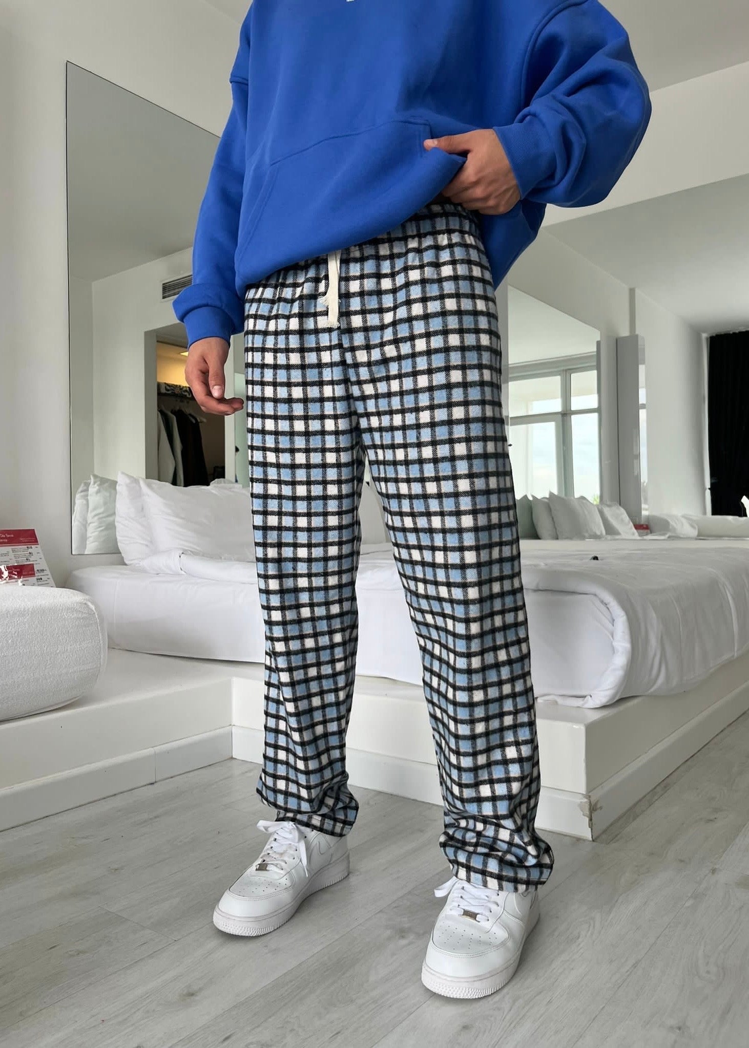 Pijama Blue And White Pattern - Clothing Lab
