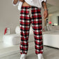Pijama Red And White Pattern - Clothing Lab