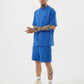 Relaxed Cargo Soft Blue Short - Clothing Lab