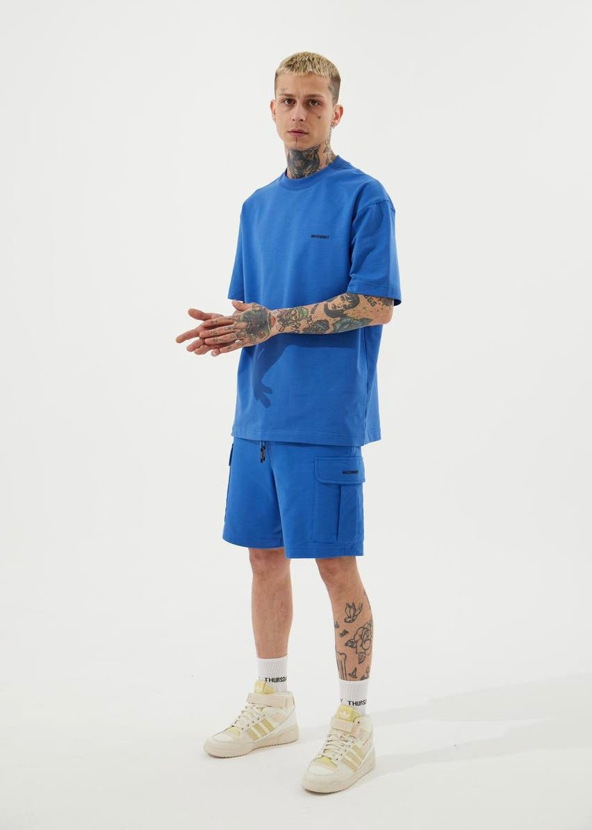 Relaxed Cargo Soft Blue Short - Clothing Lab