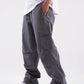 Adjustable Smoked Grey Pocket Pants - Clothing Lab