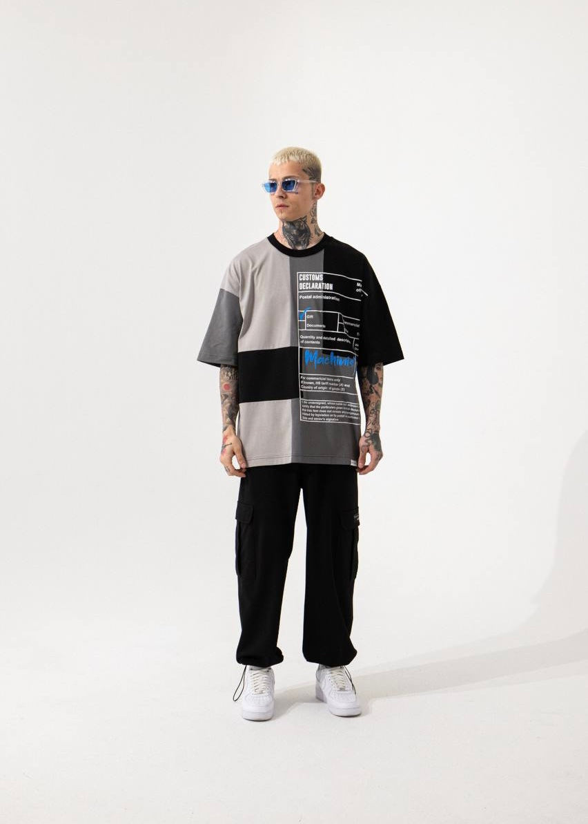 Customs Declaration Oversize Tshirt - Clothing Lab