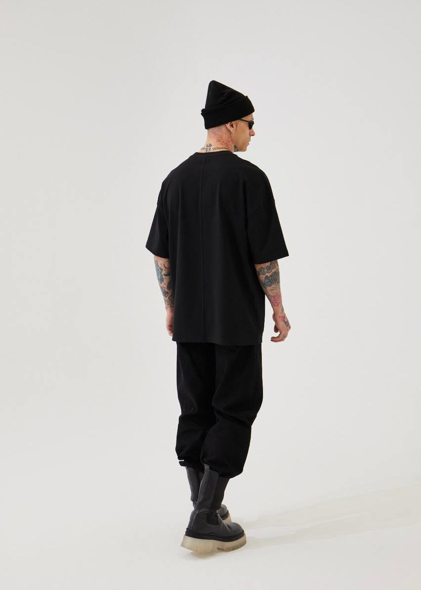 Under Dog Black Oversize Tshirt - Clothing Lab