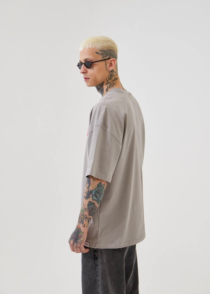 Under Dog Grey Oversize Tshirt - Clothing Lab